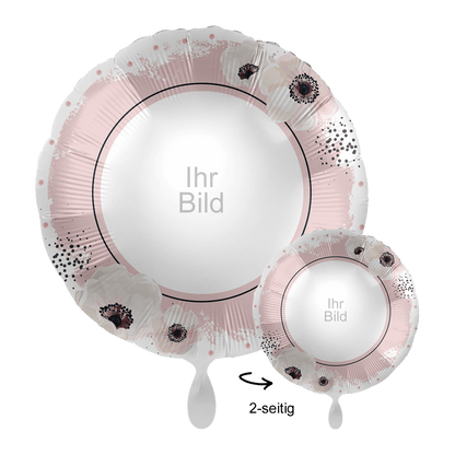 1 Ballon mit Foto - White Flowers für Balloons von Luftballon-Welt |