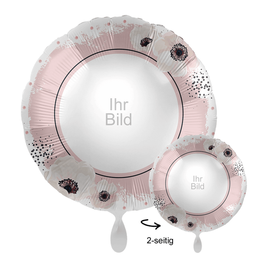 1 Ballon mit Foto - White Flowers für Balloons von Luftballon-Welt |