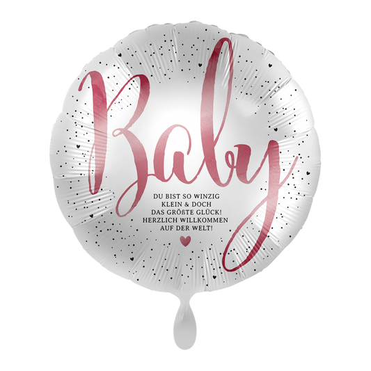 1 Balloon - Little Cute Baby Girl - GER - Luftballon-Welt