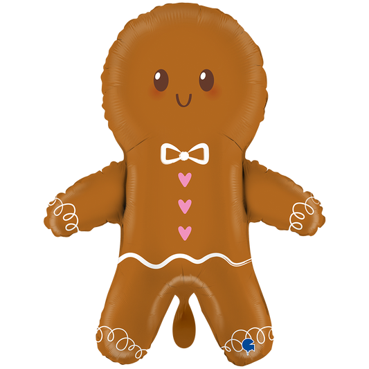 1 Balloon XXL - Cute Gingerbread Man