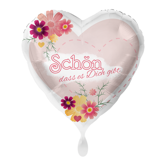 1 Ballon - Schön, dass es dich gibt - Luftballon-Welt
