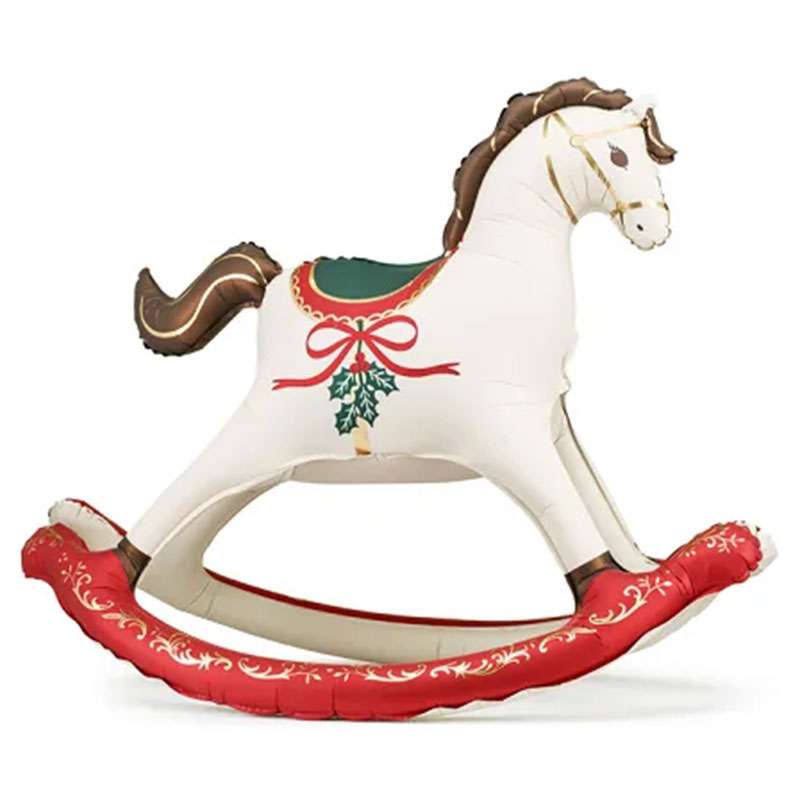 1 Ballon - Christmas Rocking Horse