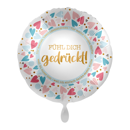 1 Ballon - Fühl dich gedrückt - Luftballon-Welt