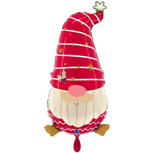 1 Balloon XXL - Christmas Gnome