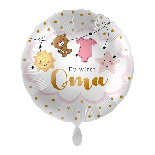 1 Balloon - Baby Girl is Coming - GER - Luftballon-Welt