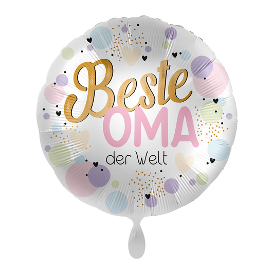 1 Ballon - Beste Oma der Welt - Luftballon-Welt