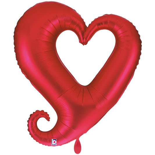 1 Balloon XXL - Chain Of Hearts Red - Luftballon-Welt