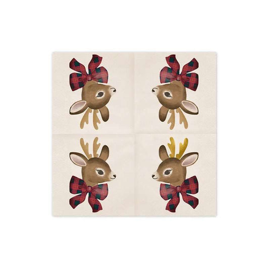 12 Servietten - 33 cm - Hirsch